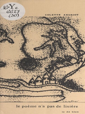 cover image of Le poème n'a pas de lisière